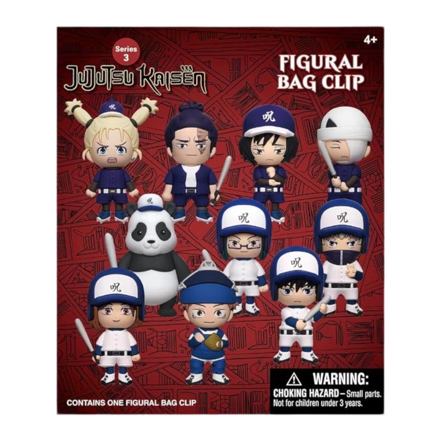 Jujutsu Kaisen – 3D PVC Bag Clips Blind Bag Series 3