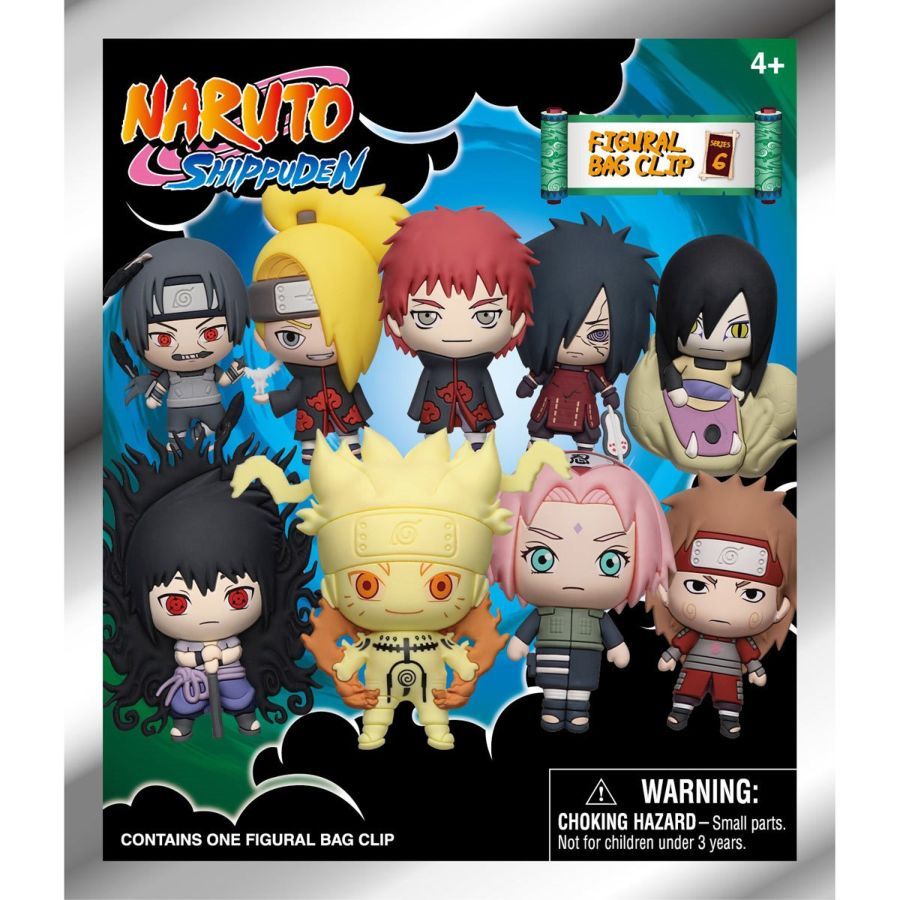 Naruto – 3D PVC Bag Clips (Series 6) Blind Bag