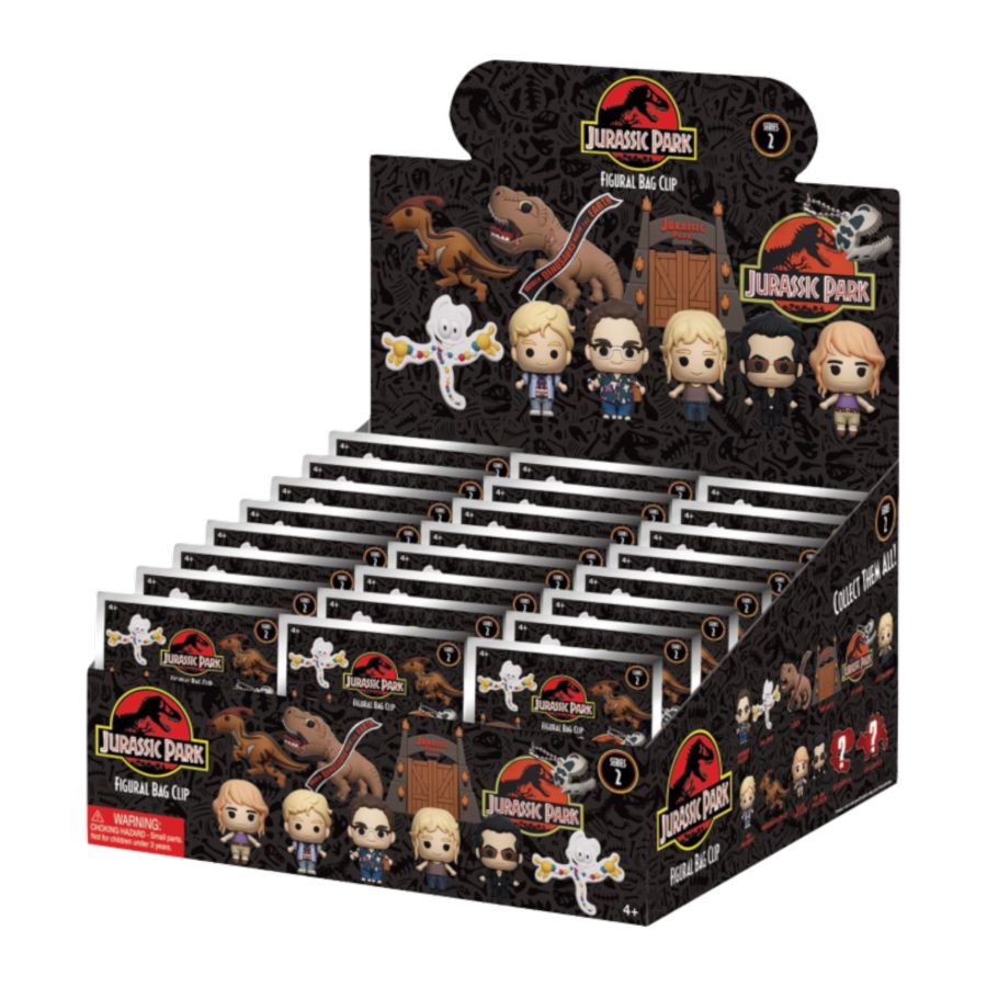 Jurassic Park – 3D PVC Bag Clips Blind Bag Series 2
