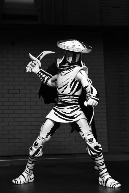 TMNT ELITE FOOT NINJA GUARD BLACK &amp; WHITE FIGURE (MIRAGE COMICS) – 7″ SCALE ACTION FIGURE