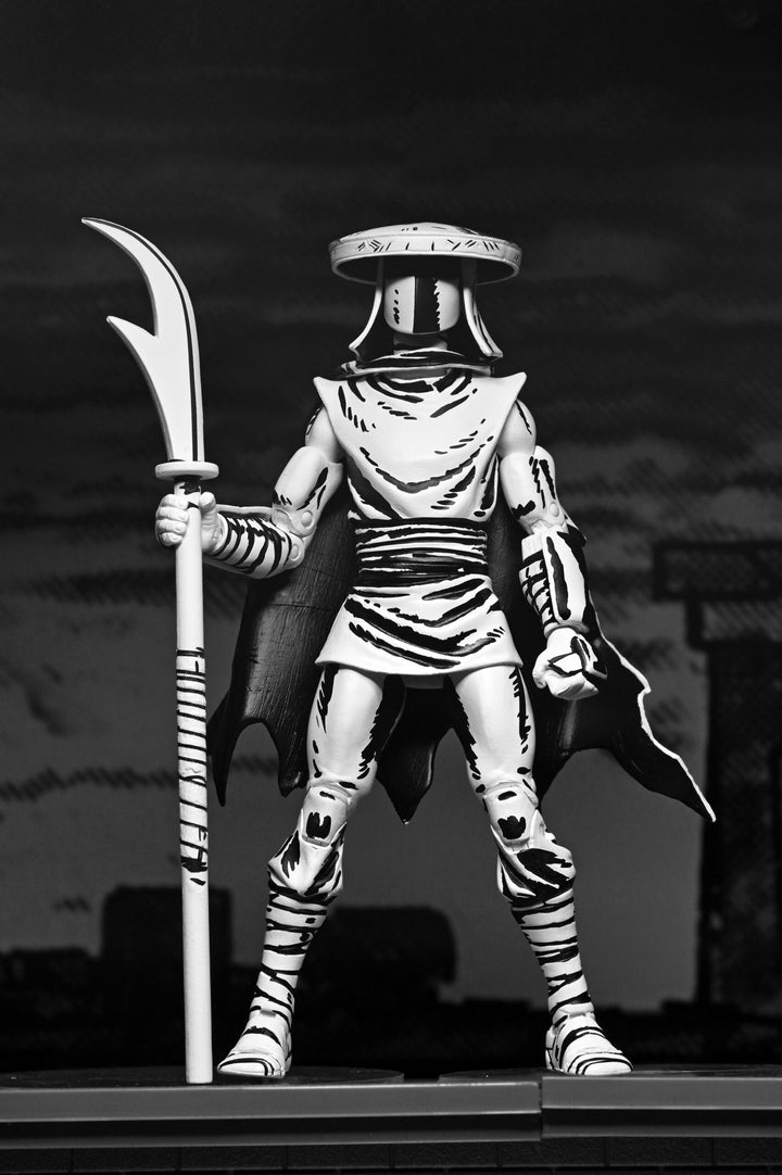 TMNT ELITE FOOT NINJA GUARD BLACK &amp; WHITE FIGURE (MIRAGE COMICS) – 7″ SCALE ACTION FIGURE
