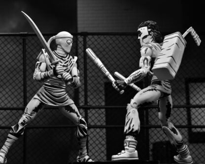 TMNT CASEY JONES BLACK &amp; WHITE FIGURE (MIRAGE COMICS) – 7″ SCALE ACTION FIGURE
