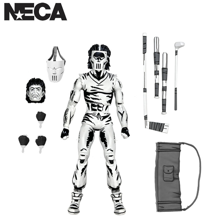 TMNT CASEY JONES BLACK &amp; WHITE FIGURE (MIRAGE COMICS) – 7″ SCALE ACTION FIGURE