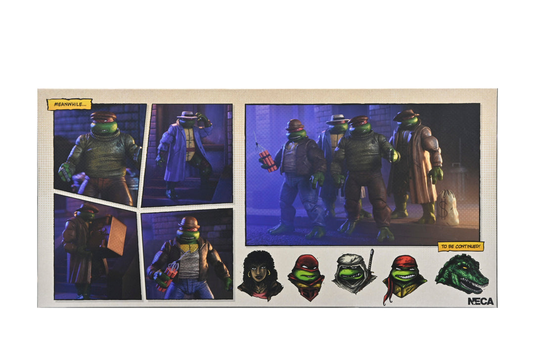 TMNT (MIRAGE COMICS) GANGSTER TURTLES 4-PACK – 7″ SCALE ACTOIN FIGURES