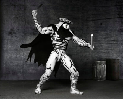 TMNT FOOT ASSASSIN BLACK &amp; WHITE (MIRAGE COMICS) – 7″ SCALE ACTION FIGURE