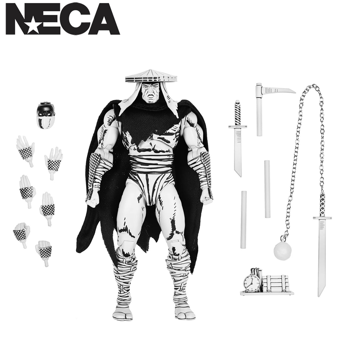 TMNT FOOT ASSASSIN BLACK &amp; WHITE (MIRAGE COMICS) – 7″ SCALE ACTION FIGURE