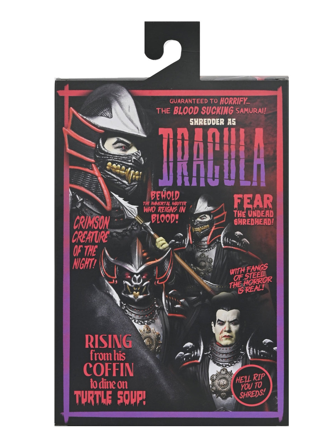 TMNT X UNIVERSAL MONSTERS – SHREDDER AS DRACULA (CLASSIC COLORS) 7″ SCALE ACTION FIGURE