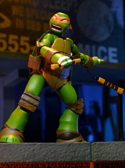 TMNT (2012 CARTOON) ULTIMATE MICHELANGELO 7″ SCALE ACTION FIGURE