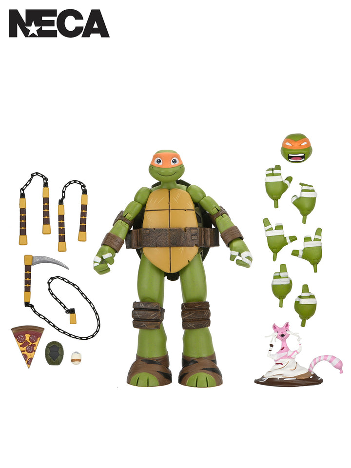 TMNT (2012 CARTOON) ULTIMATE MICHELANGELO 7″ SCALE ACTION FIGURE