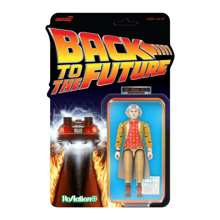 Back to the Future – Dr. Emmett Brown (Future) ReAction+ Figure