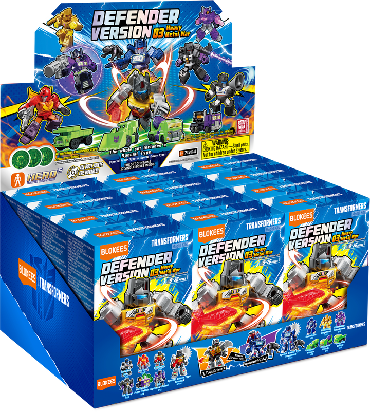 Blind Box - Transformers Defender Version 03 Heavy Metal War