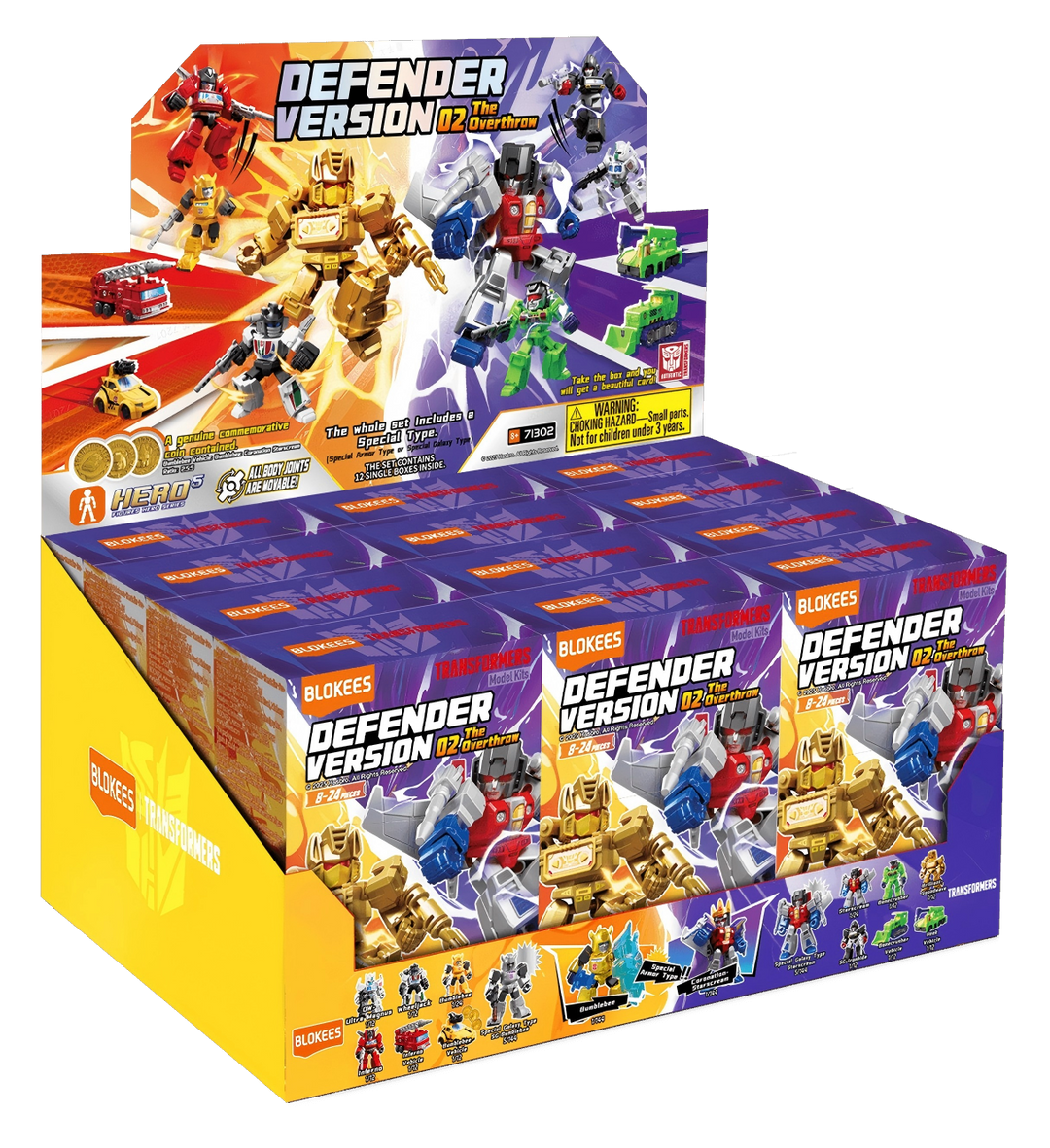 Blind Box - Transformers Defender Version 02 The Overthrow