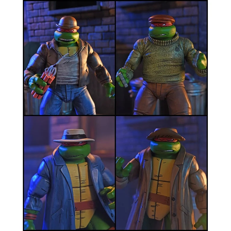 TMNT (MIRAGE COMICS) GANGSTER TURTLES 4-PACK – 7″ SCALE ACTOIN FIGURES