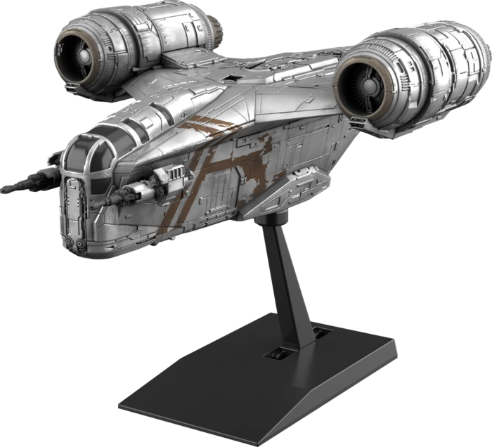 Star Wars Vehicle Model EX018 Razor Crest (Silver Coating)