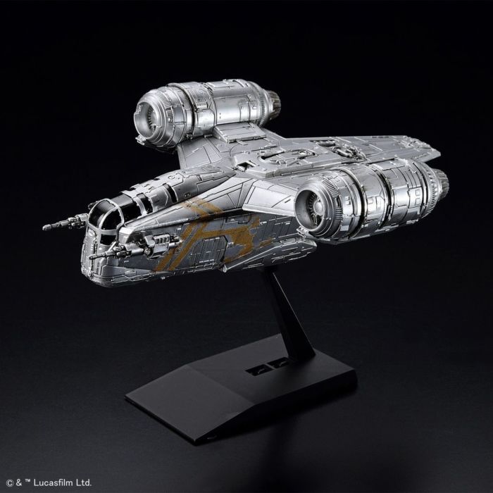 Star Wars Vehicle Model EX018 Razor Crest (Silver Coating)