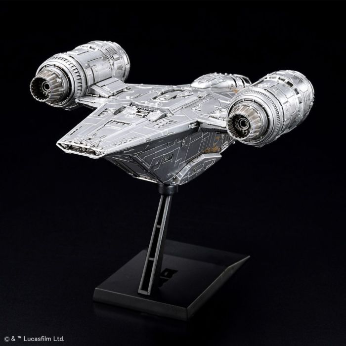 Star Wars Vehicle Model EX018 Razor Crest (Silver Coating)