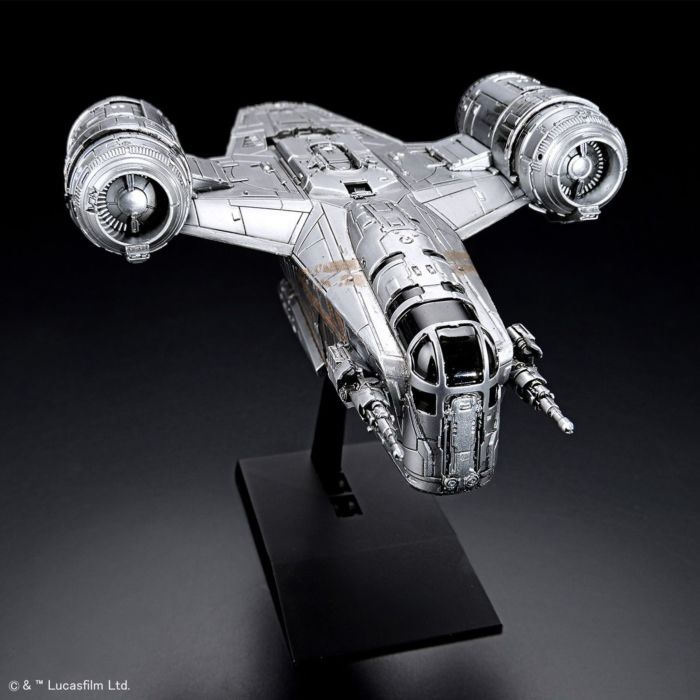 Star Wars Vehicle Model EX018 Razor Crest (Silver Coating)