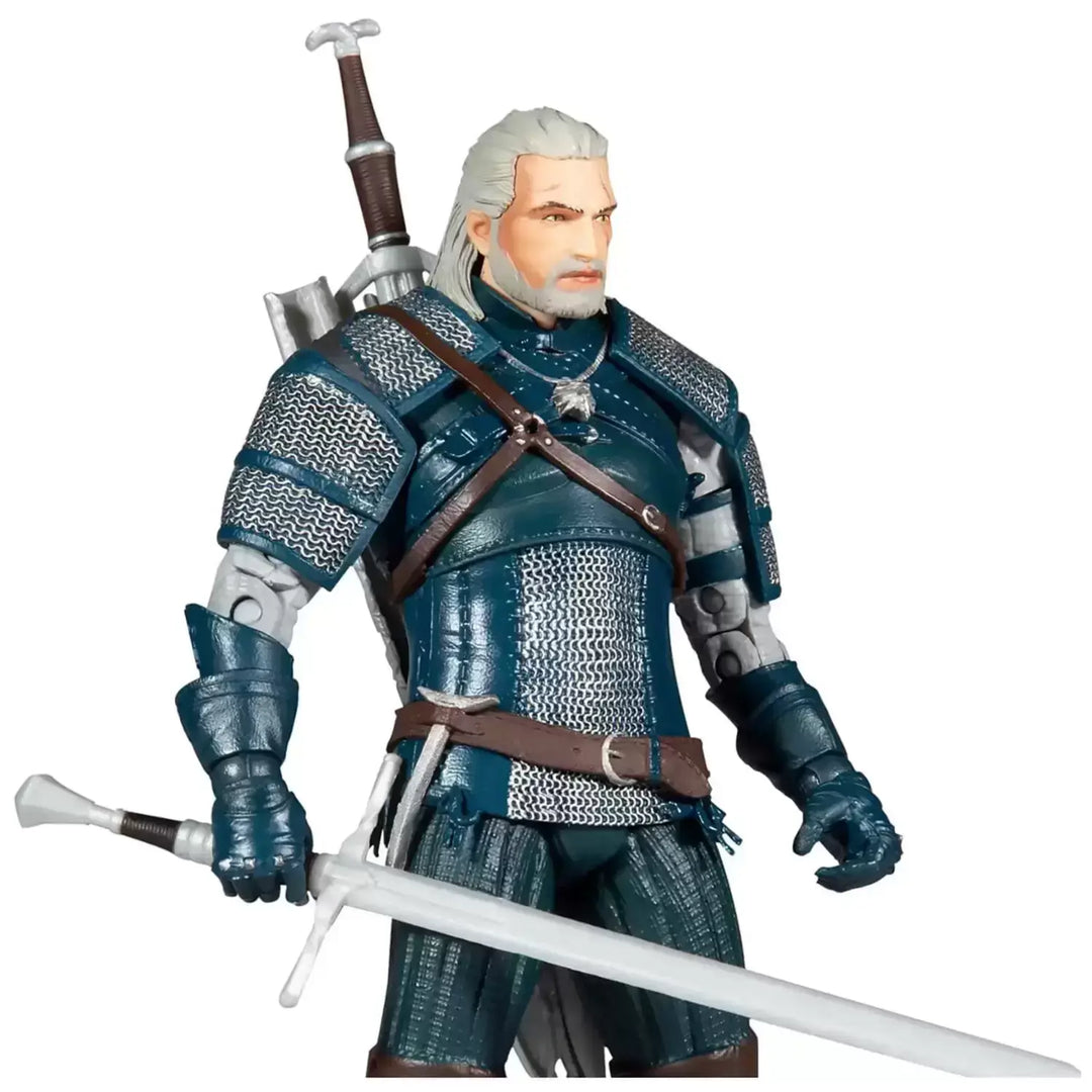 The Witcher 3: Wild Hunt – Geralt of Rivia (Viper Amor: Teal) 7" Action Figure