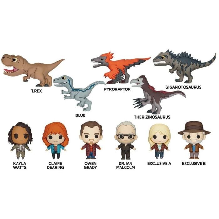 Jurassic World – 3D PVC Bag Clips Blind Bag